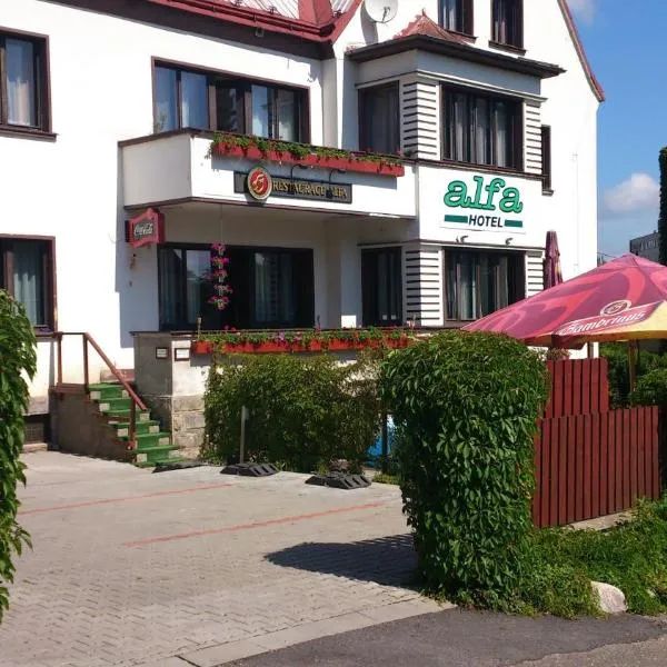 阿尔法酒店，位于Čermná的酒店
