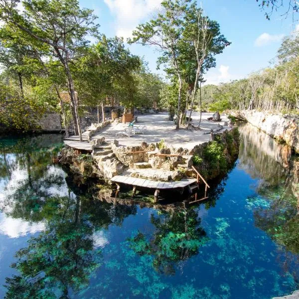 Hotel Casa Tortuga Tulum - Cenotes Park Inclusive，位于Balcheil的酒店