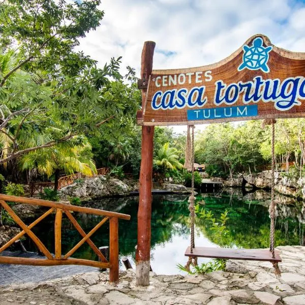 Hotel Casa Tortuga Tulum - Cenotes Park Inclusive，位于图卢姆的酒店