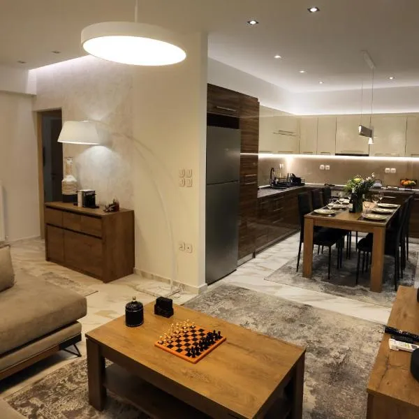 LA Larissa Luxury Apartments Peneus，位于Yiánnouli的酒店