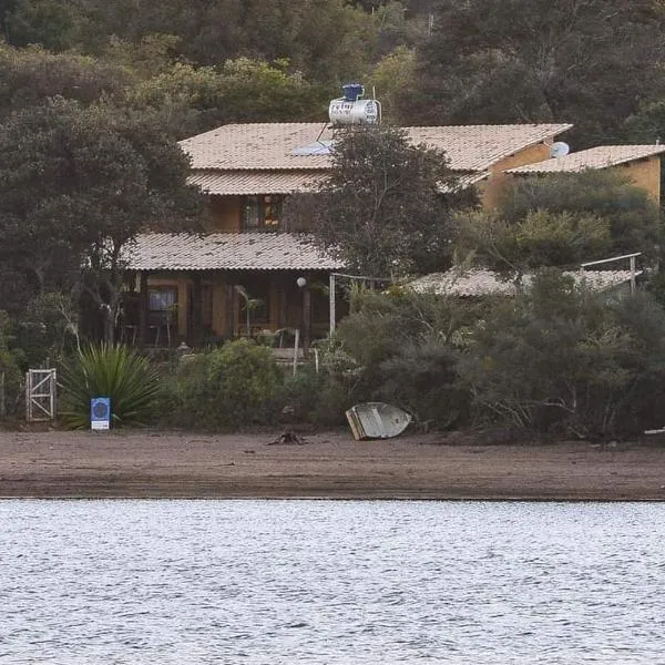 Casas e apartamentos da Praia, Lapinha na beira do lago，位于Cachoeira do Tabuleiro的酒店