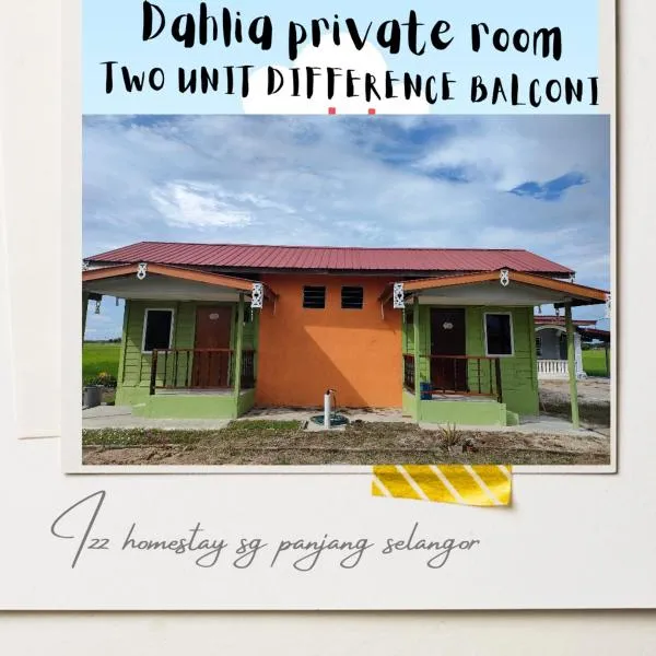 Izz Homestay Sawah Padi Sungai Besar !，位于Kampong Parit Ten的酒店