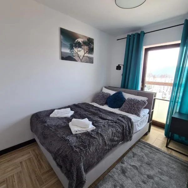 Apartament Lake View z sauną i widokiem na jezioro，位于Kluszkowce的酒店