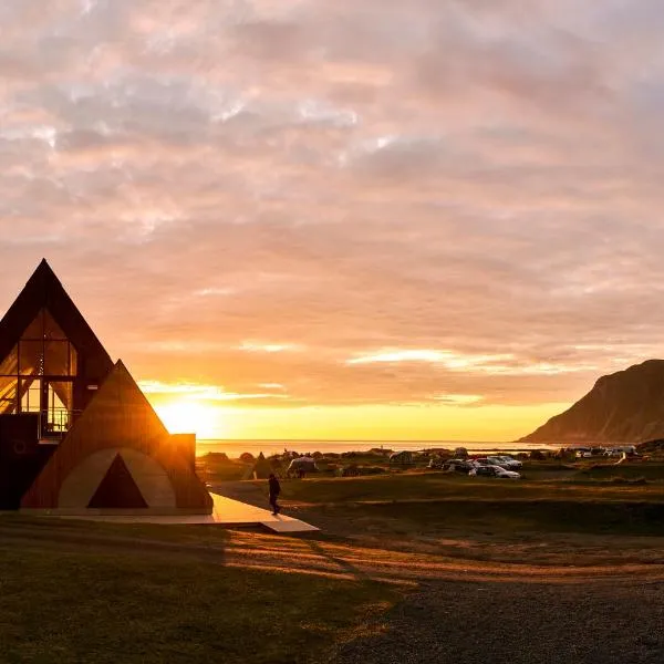 Lofoten Beach Camp，位于拉姆贝格的酒店