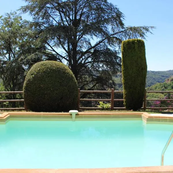 Charming cottage in Dordogne - with swimming pool from June 1st to Sept 30th，位于多姆的酒店