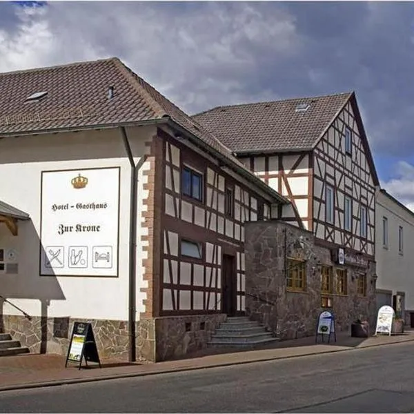 Hotel Zur Krone，位于Rüdigheim的酒店