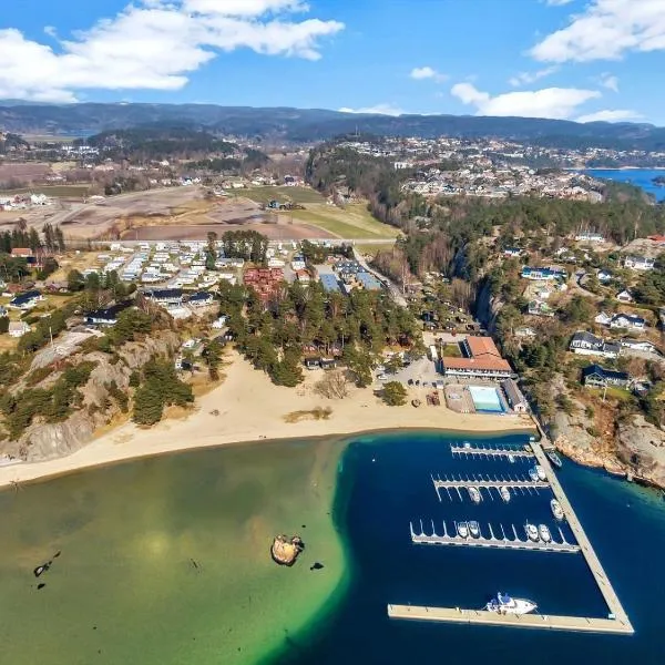 Strandferie på Sørlandet，位于克里斯蒂安桑的酒店