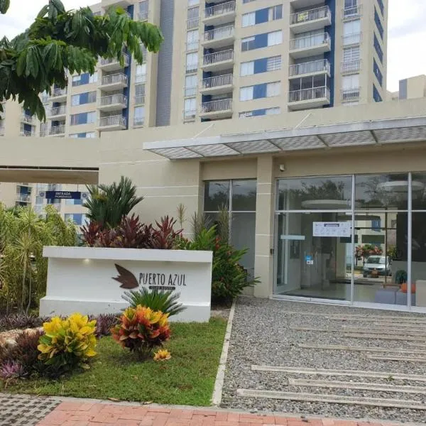 Apartamento en Ricaurte conjunto Puerto Azul Club House，位于里考尔特的酒店