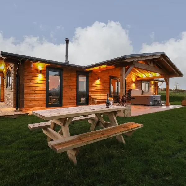 Bacheiddon Log Cabin，位于马汉莱斯的酒店