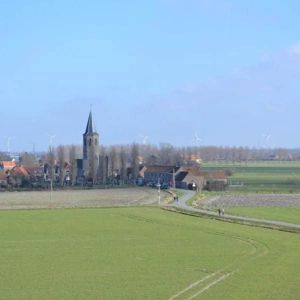 Vakantiehuis De Maretak vlakbij Brugge & de kust，位于Meetkerke的酒店