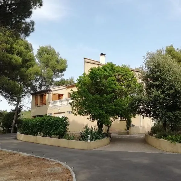 Gîte dans villa provençale sous les pins，位于尤尚的酒店