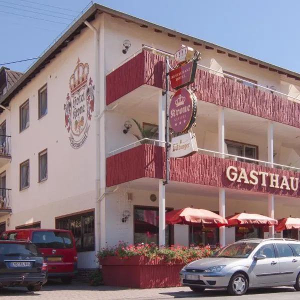 克朗餐厅酒店，位于Pfalzfeld的酒店