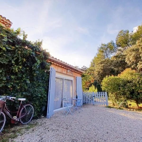Studio avec jardin entre Aix-en-Provence, Luberon et Verdon，位于Peyrolles-en-Provence的酒店