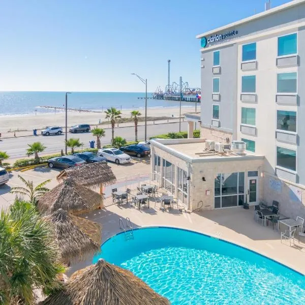 Clarion Pointe Galveston Seawall，位于Fort Crockett的酒店