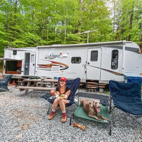 Rv adventure Roscoe Pet friendly，位于Callicoon Center的酒店