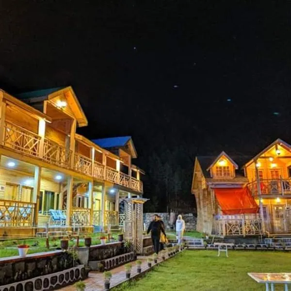 Swiss Wood Cottages Naran，位于Sonrni的酒店