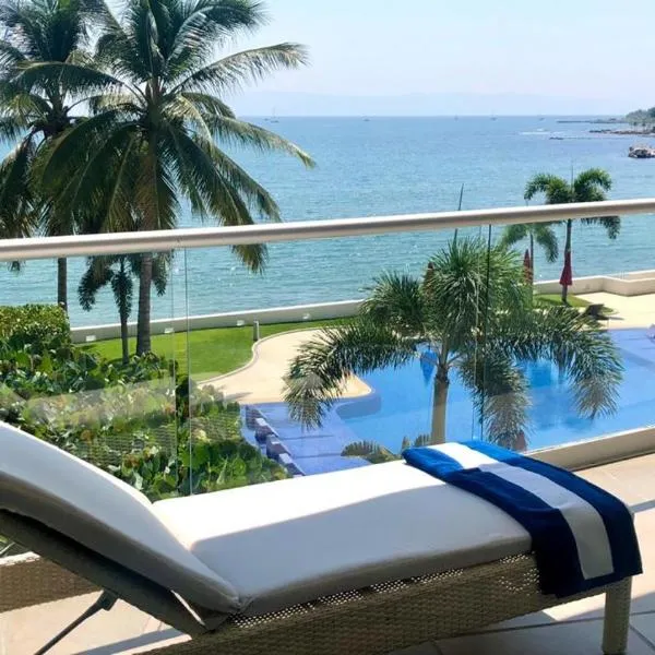 Beachfront Condo in Bucearías，位于布塞里亚斯的酒店