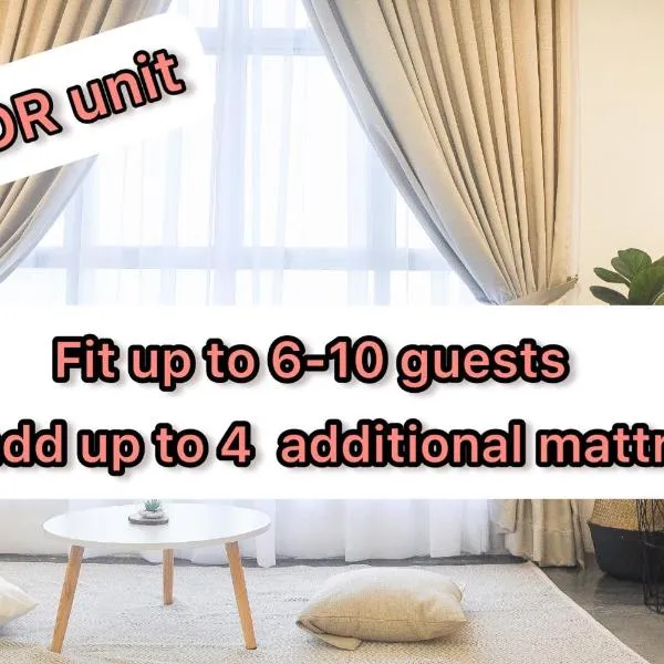 Yong Peng homestay 永平民宿- 3 Bedroom, Free Parking, Free Netflix, Unlimited WIFI, Walking distance to KFC & MCD，位于Yong Peng的酒店
