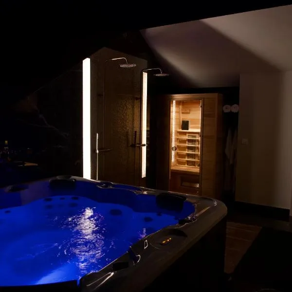 Magnifique Villa le89golden jacuzzi et sauna privatif，位于Bruebach的酒店