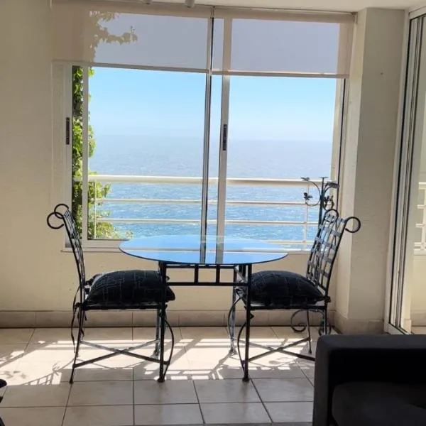 Departamento Cochoa Reñaca Viña del Mar Primera Línea de Playa，位于维纳德马的酒店