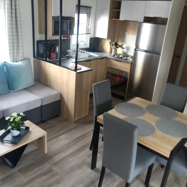 mobilhome 3 chambres，位于Saint-Jean-de-Savigny的酒店