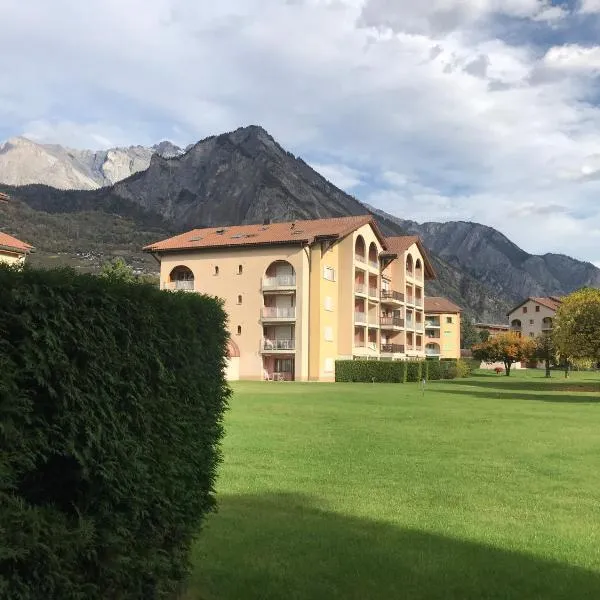 Studio 4pers aux Bains de Saillon，位于萨永的酒店