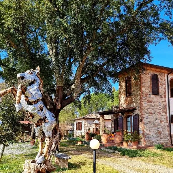 Agriturismo Poggio La Buca，位于Sasso dʼOmbrone的酒店