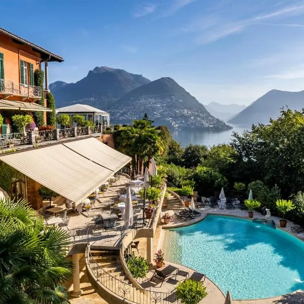 Villa Principe Leopoldo - Ticino Hotels Group，位于Astano的酒店