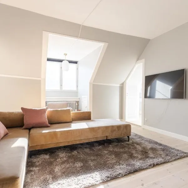 Luxury Apartment w Privat Rooftop Terrace - CPH C，位于哥本哈根的酒店