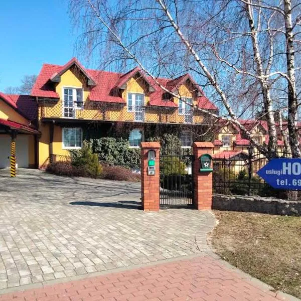 Zajazd Restauracja Machliny，位于Jeziorna的酒店