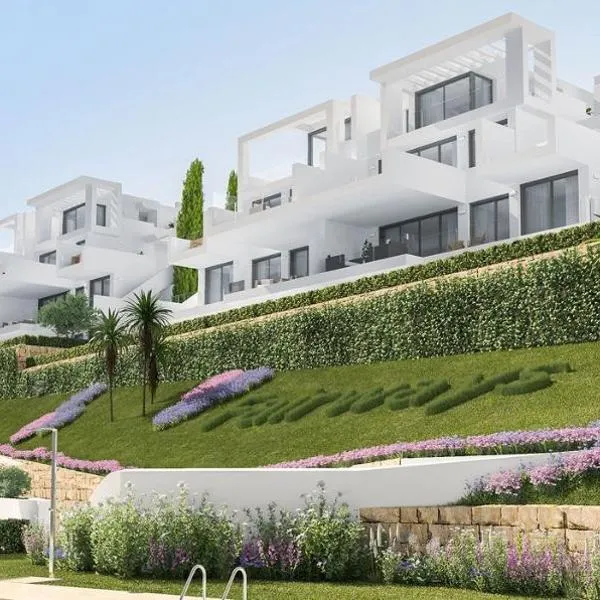 Luxury Golfside Ground Floor Penthouse with 3 Bedrooms XXL Terrace and Garden 2 to 6 pers one Price! Ideal for Golfers and Holidaymakers Near Marbella MIJAS GOLF Costa del Sol Completely Furnished and Equipped for an Unforgettable Holiday Pleasure!，位于米哈斯的酒店