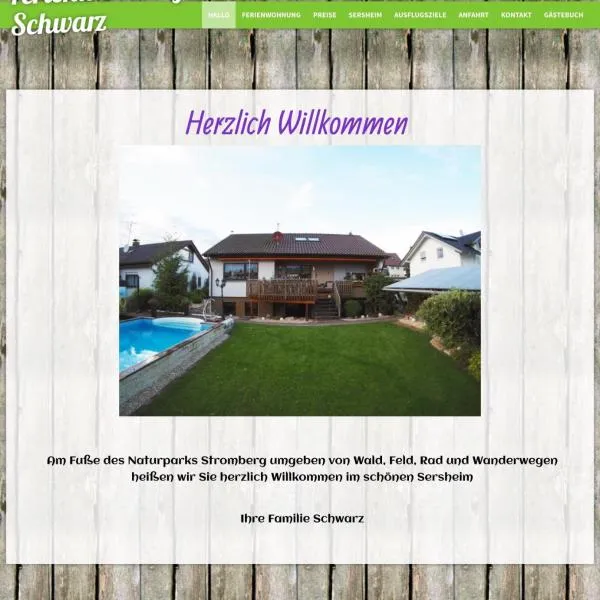 Ferienwohnung Schwarz，位于Sersheim的酒店