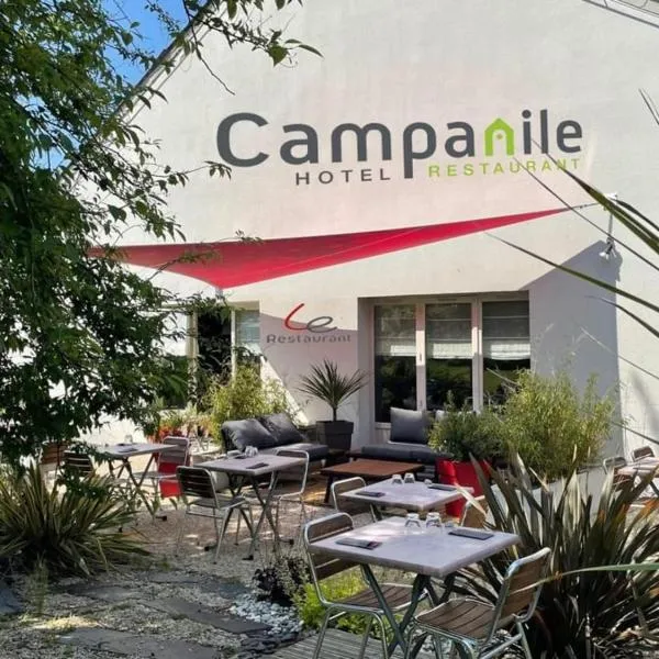 东卡昂 - 蒙德维尔钟楼酒店，位于Banneville-la-Campagne的酒店