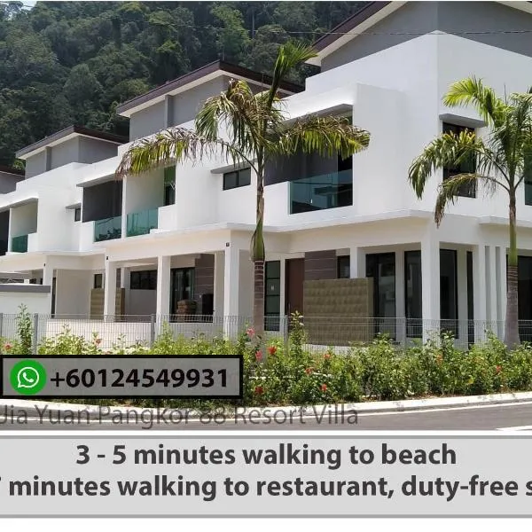 Pangkor 88 Villa Jia Yuan 邦咯岛家苑海滩度假别墅，位于卡庞帕斯班伽克的酒店