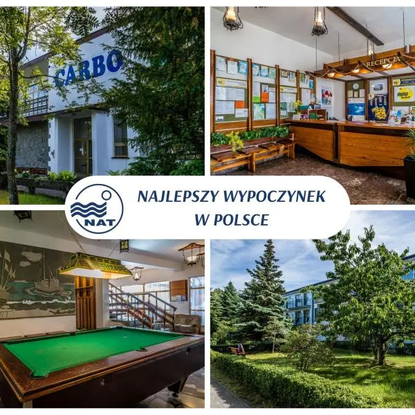 OW Carbo Dąbki - w sąsiedztwie lasu i jeziora，位于Bukowo Morskie的酒店