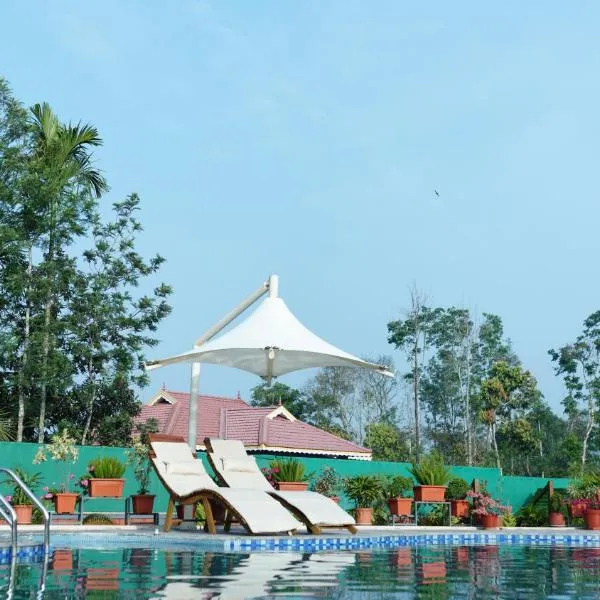 Srinikethana Home Stay with Swimming Pool，位于Kakkabe的酒店