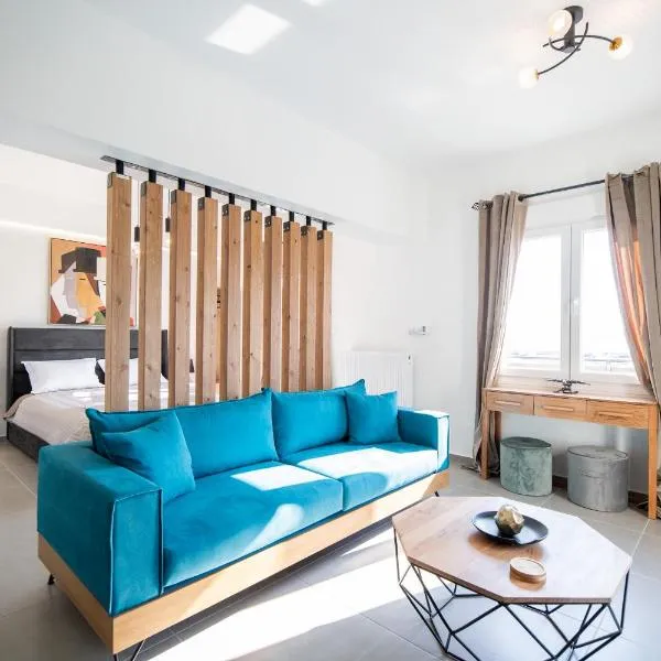 La Casa New Central Coastal Apartment & Jacuzzi，位于沃洛斯的酒店