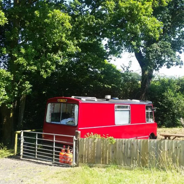 The Megabus near Tavistock and Dartmoor.，位于托波因特的酒店