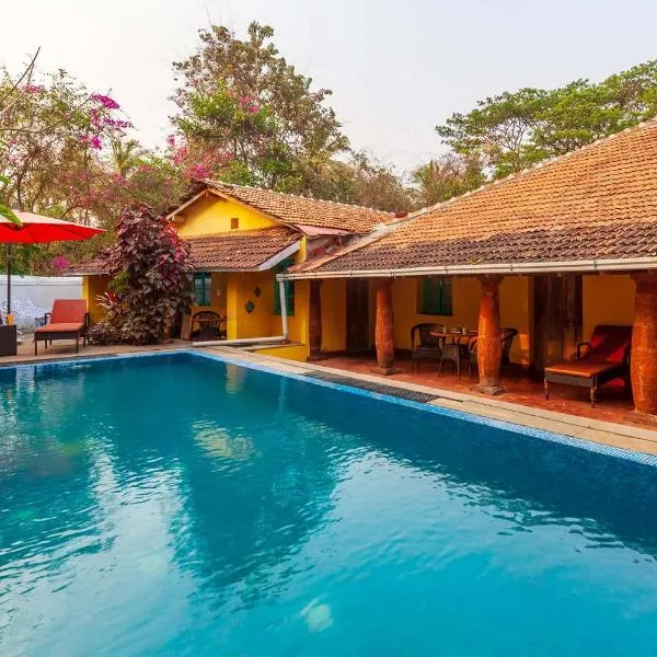 StayVista at Terra Rosa - Pet Friendly Villa，位于Chorao的酒店