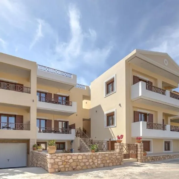 Aloustina Apartments，位于Paralia Demonias的酒店