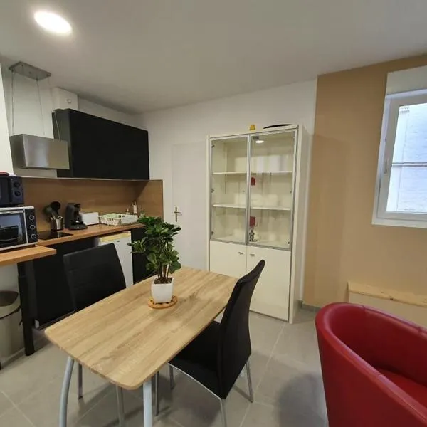 Grand studio Gravelines centre , 5 mn du cnpe et de la plage, absence de chambre privative，位于格拉沃利讷的酒店