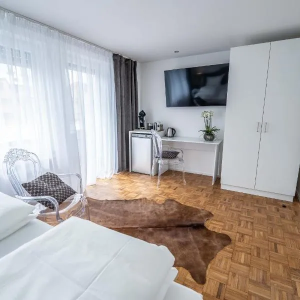 City Apartments FN L 6 KLIMATISIERT mit Balkon - Deluxe Doppelzimmer，位于Oberteuringen的酒店