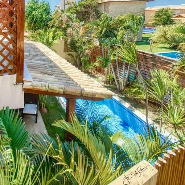 Casa incrivel piscina privada e jacuzzi Villa Deluxe Pipa Spa Beleza Resort，位于巴伊亚福尔莫萨的酒店