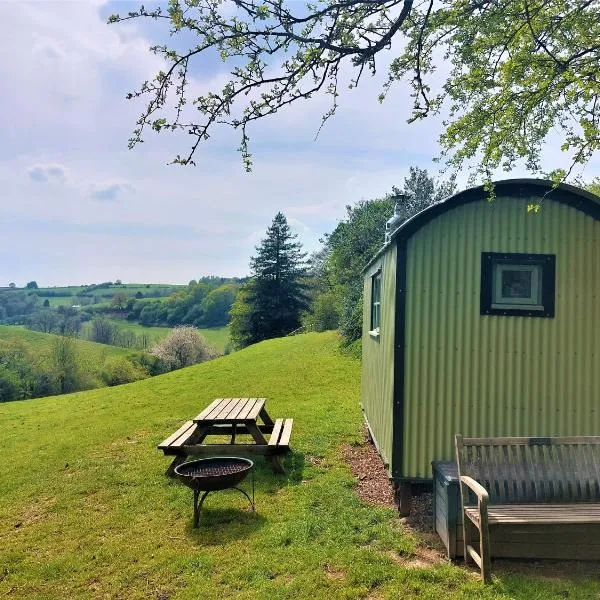 Usk Valley Shepherd's Hut，位于Penrhôs的酒店