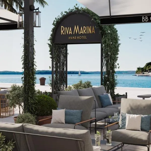 Riva Marina Hvar Hotel，位于Stiniva的酒店