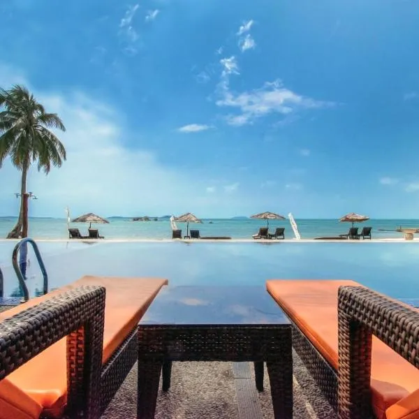 民丹岛别墅海滩温泉度假酒店，位于Kawal的酒店