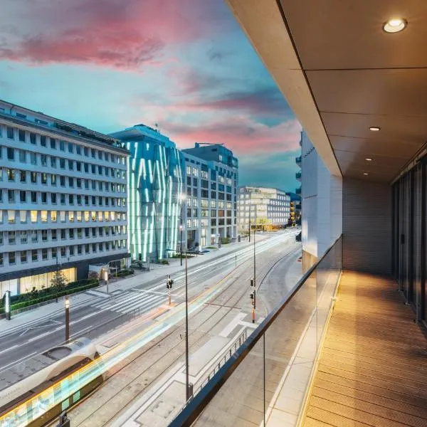 Lux City Hamilius - Modern & Spacious Apart w/View，位于卢森堡的酒店