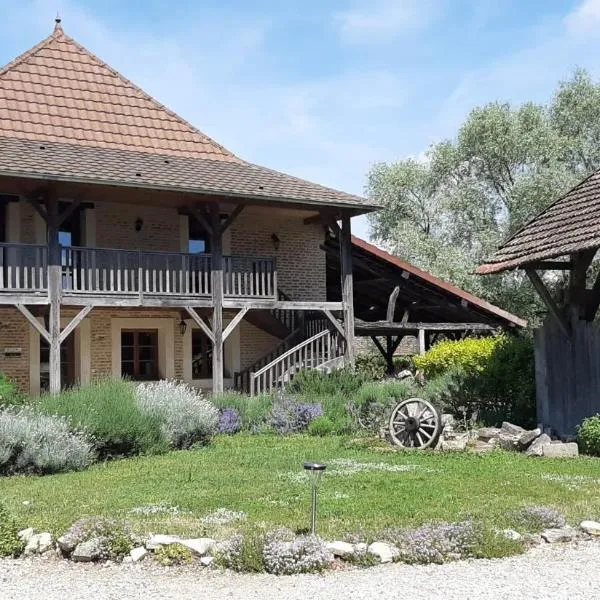 Gîte Chez Léo，位于Varennes-sur-le-Doubs的酒店