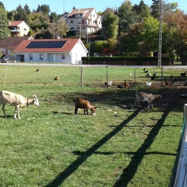 Chambre d'hotes des Poisets，位于Crotenay的酒店