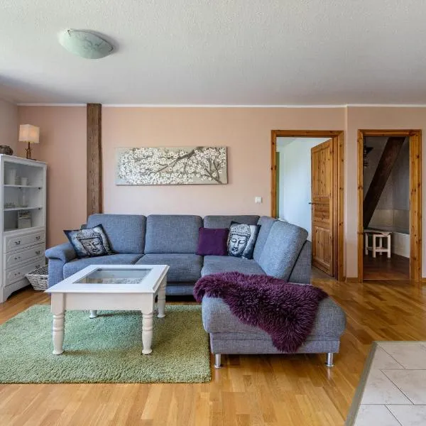 Denkerhof Ferienwohnung Deichblick，位于Reußenköge的酒店